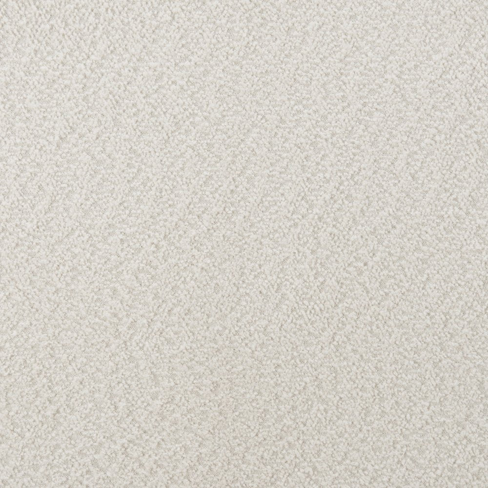 Ivory Solid Wood And Boucle King Bed Frame