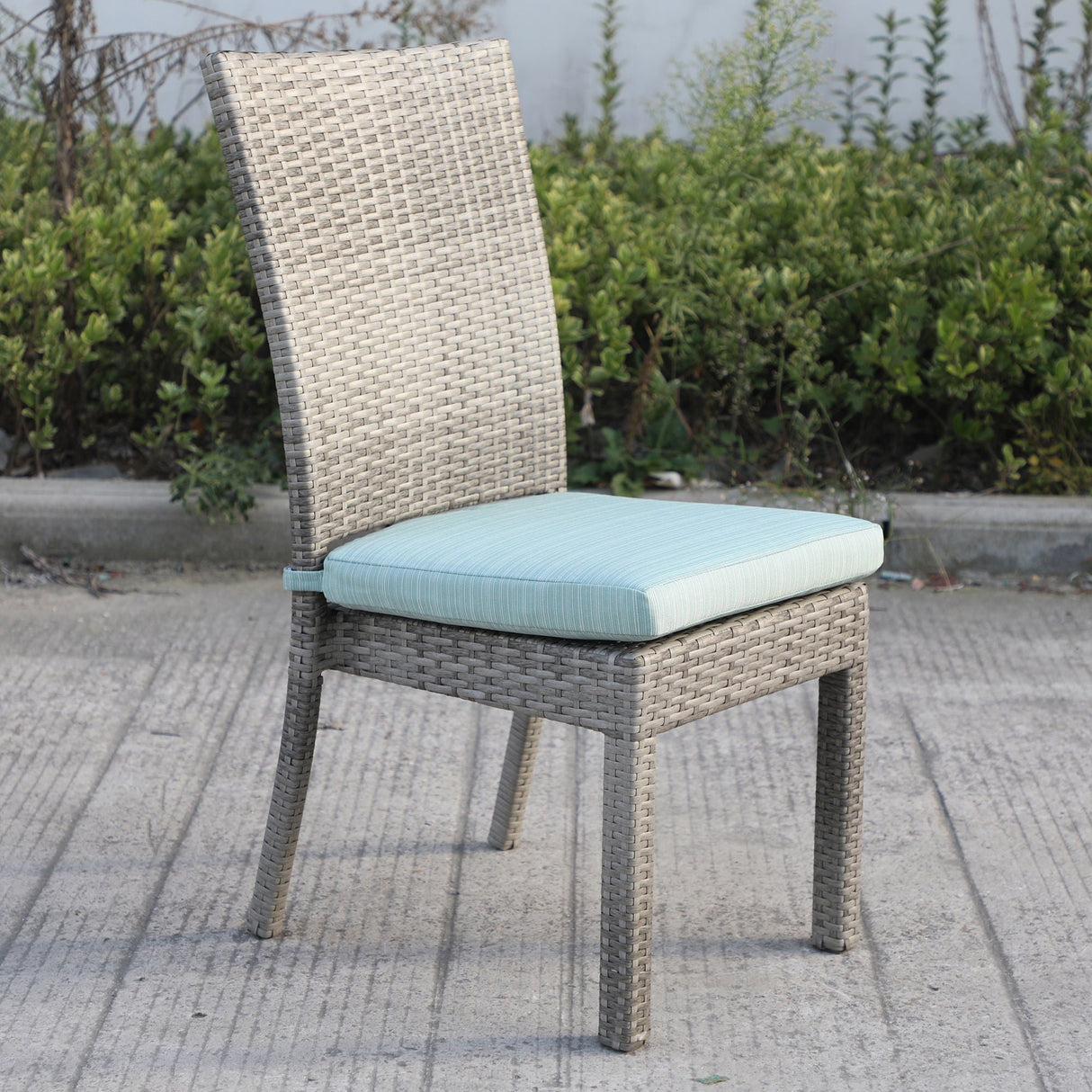 Balcones - Outdoor Wicker Dining Chairs With Cushions (Set of 8) by Couch.com