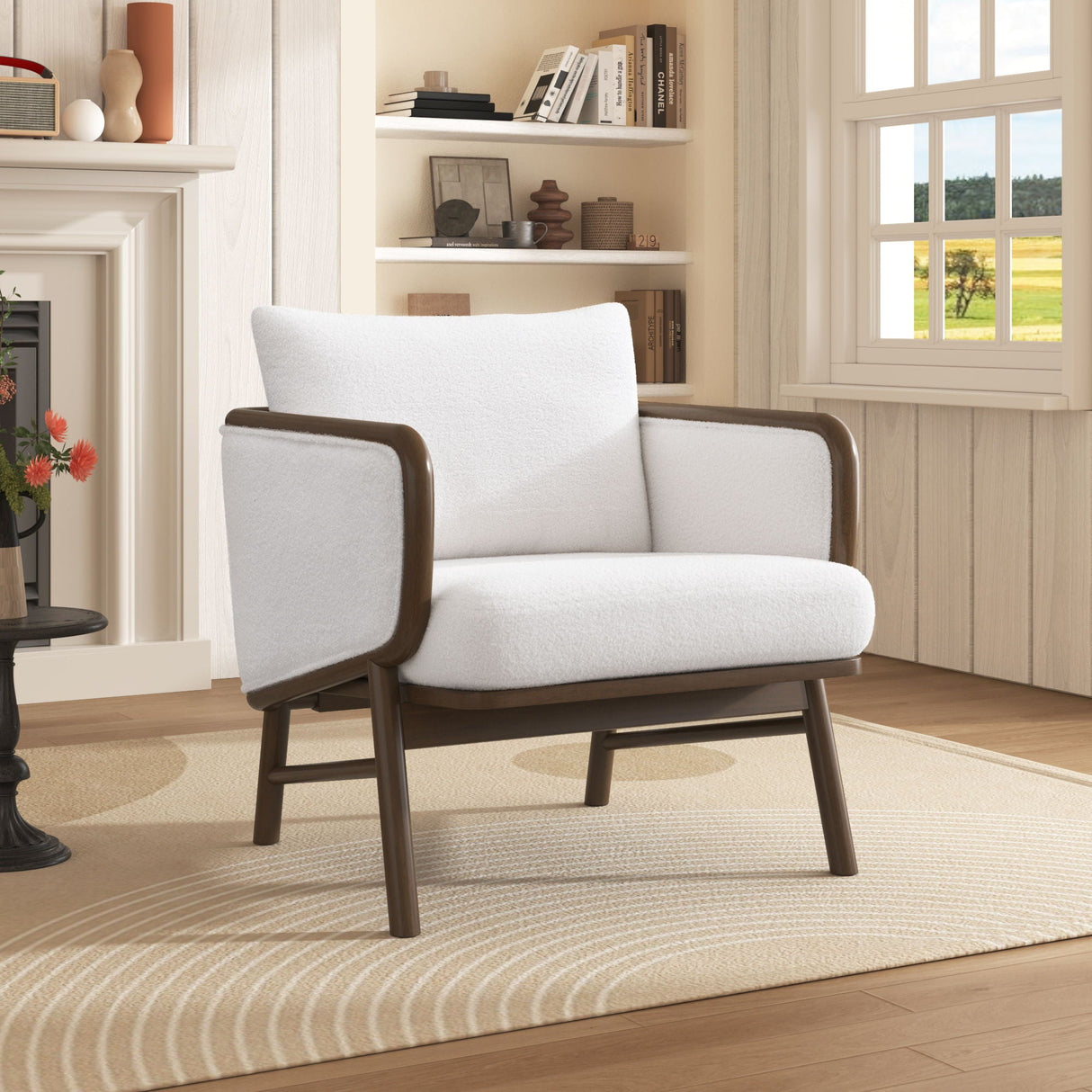 Upholstered Accent Armchair For Living Room by Couch.com