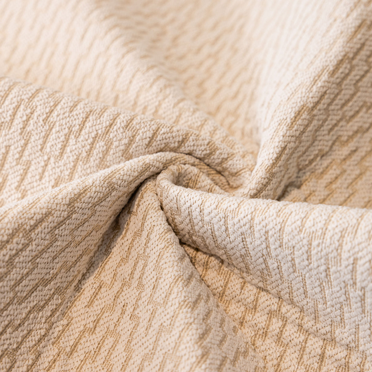 Non-Slip Couch Cover with Gold Trim, Sofa Slipcover for Sectional & Loveseat