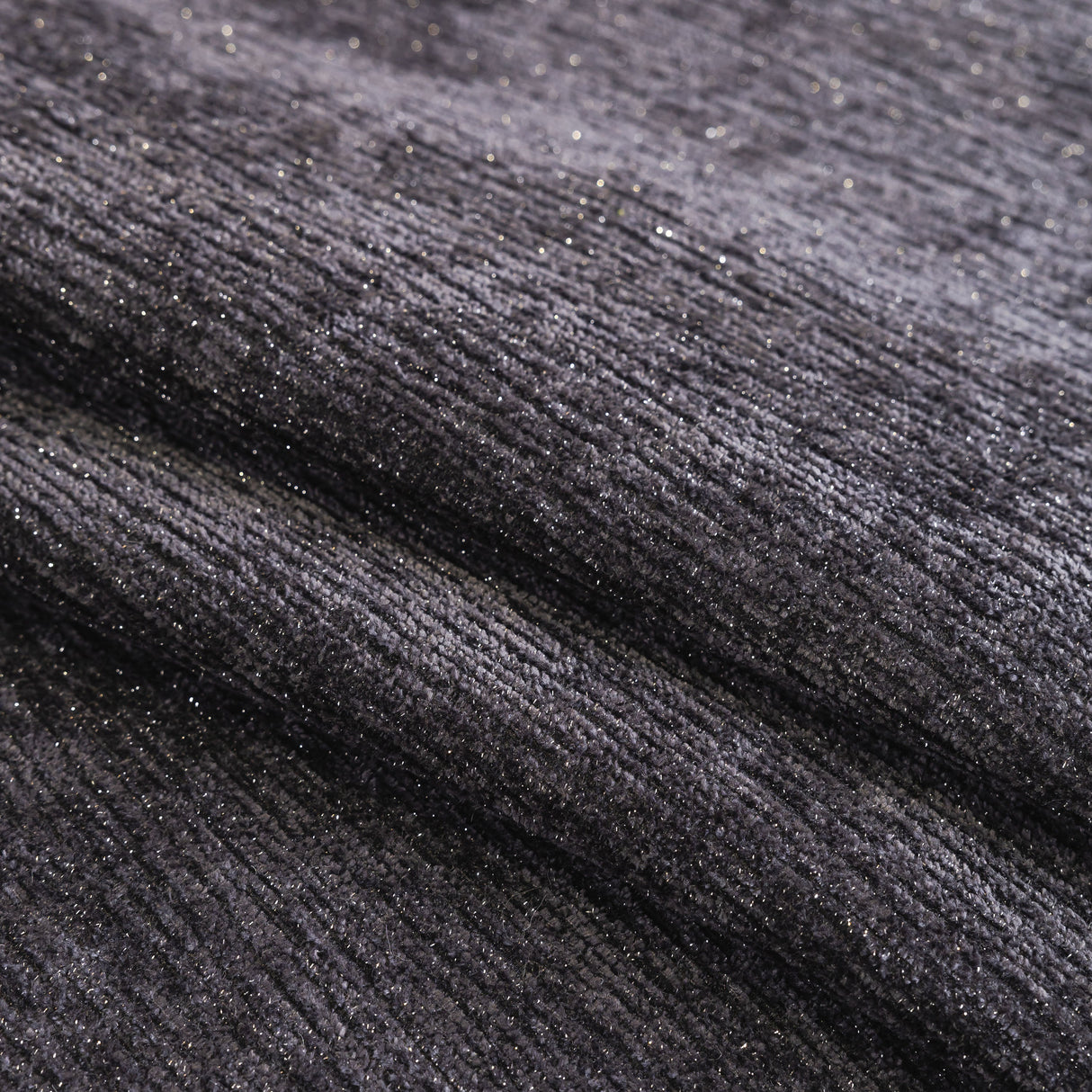 Chenille Couch Cover with Scalloped Edge, Non-Slip Modular Slipcover Sectional