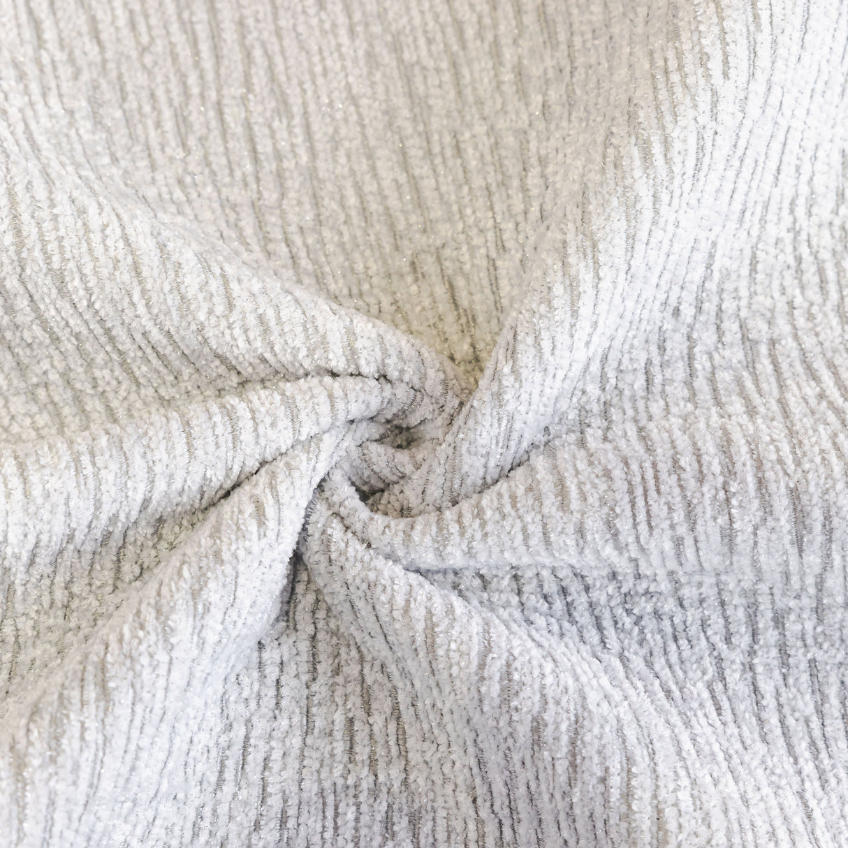 Chenille Couch Cover with Scalloped Edge, Non-Slip Modular Slipcover Sectional