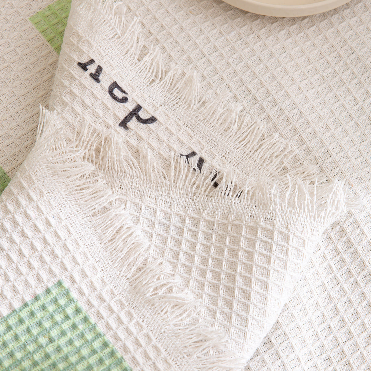 Chenille Sofa Cover Throw, Smile Couch Cover Blanket Throws for Couches, Soft Sofa Towel