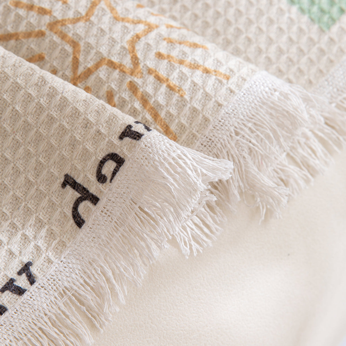 Chenille Sofa Cover Throw, Smile Couch Cover Blanket Throws for Couches, Soft Sofa Towel