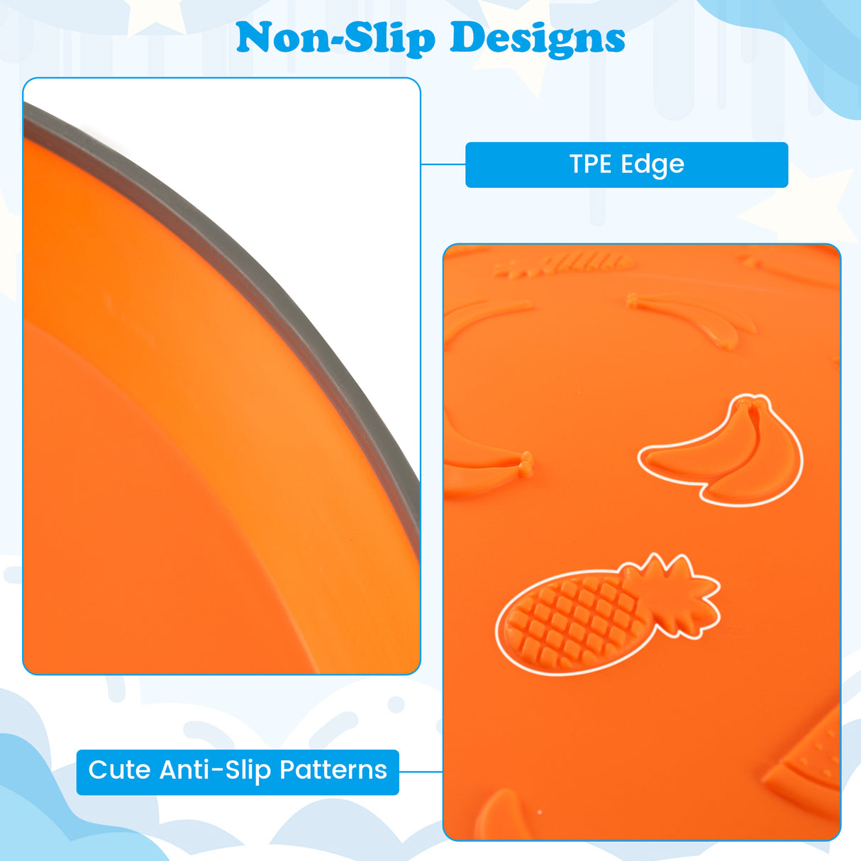 5 Pieces Kids Stepping Stones Stackable Round Indoor Outdoor-Multicolor
