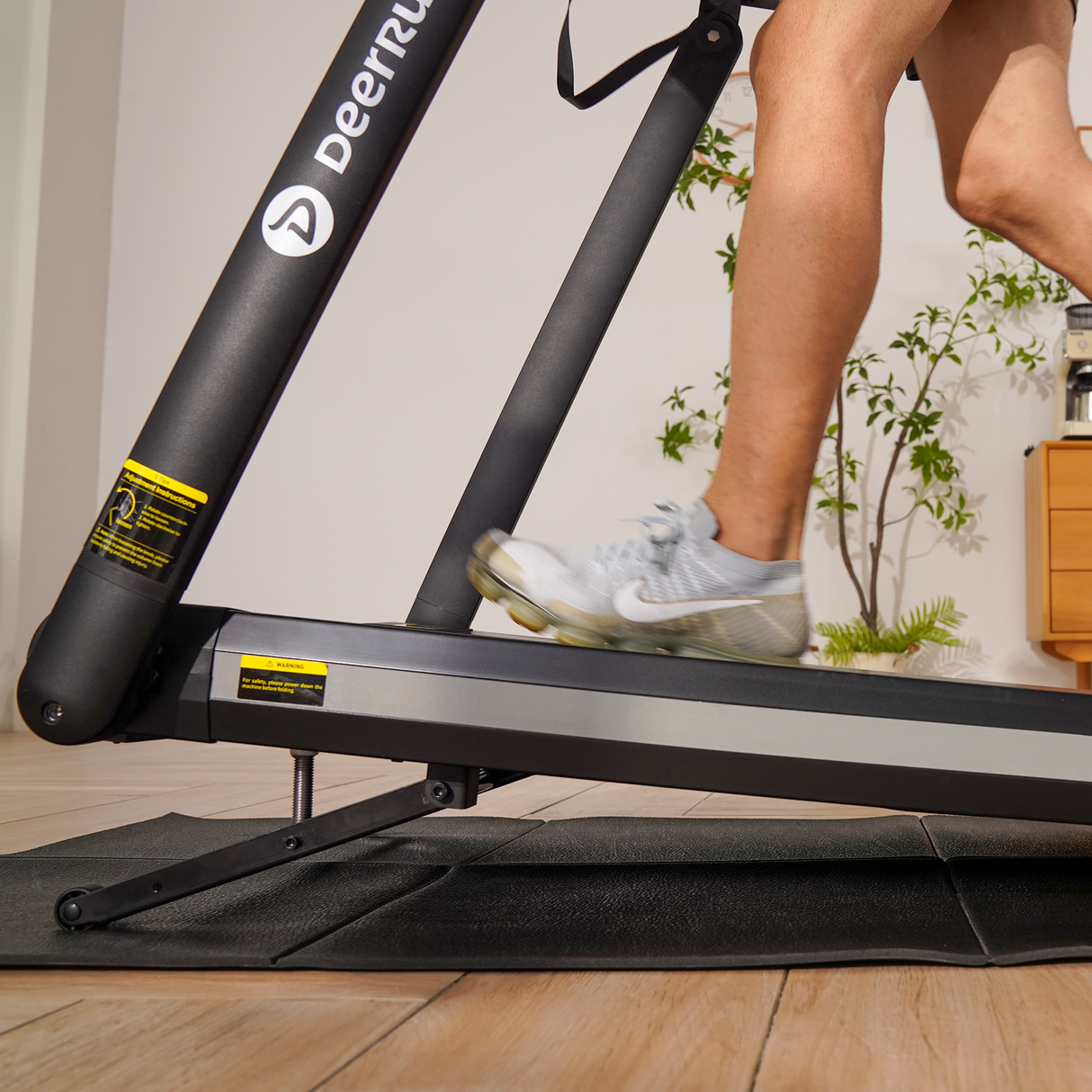 DeerRun X20 Treadmill with 15% Auto Incline Full Running Deck Treadmill | 400Lbs, 11.3Mph