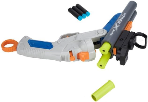 Contixo Double Barrel Foam Dart Blaster - Safe Toy With Shell Ejection
