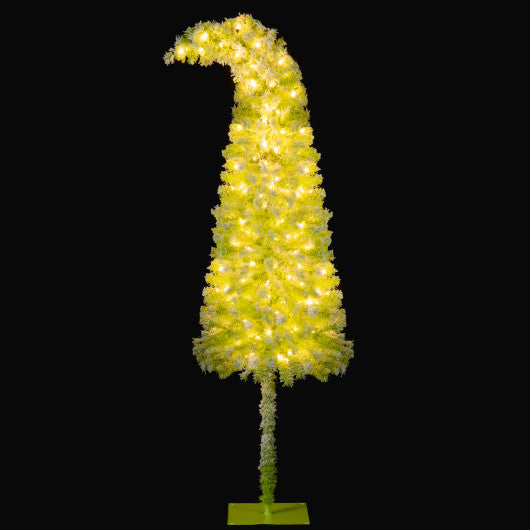 5/6/7 FT Whimsical Christmas Tree with Bendable Top and 216/290/366 Branch-7 FT