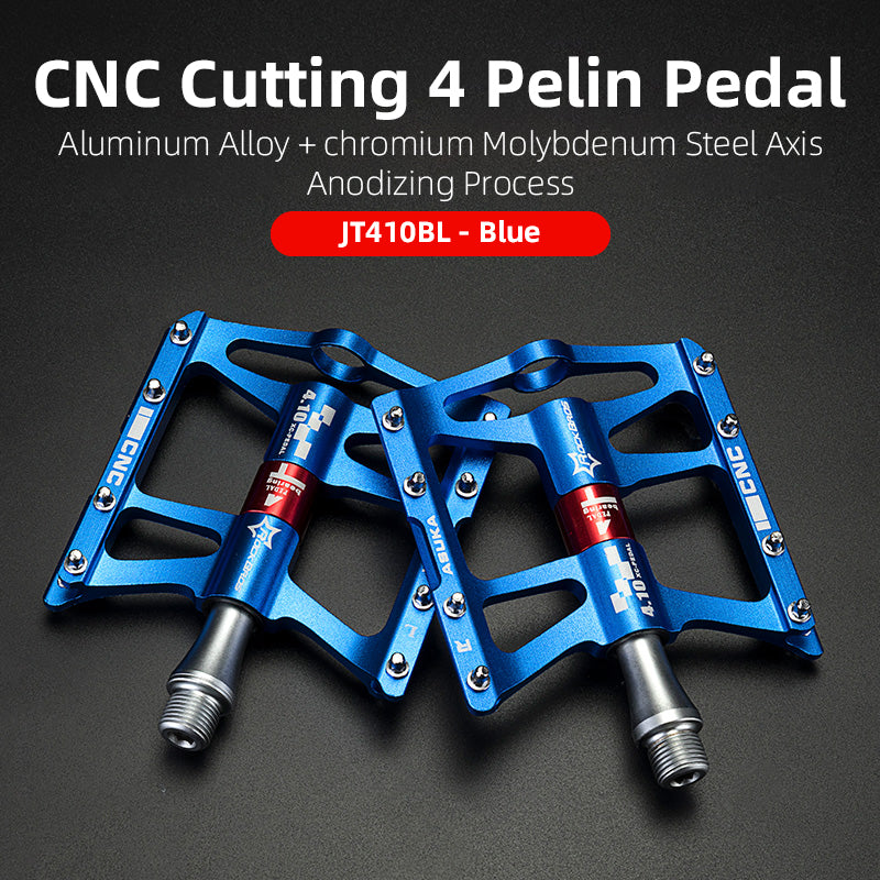 Bicycle Peddals Quick Release Rainproof Seal Bearing 8.2cm Widened Non-slip Chrome Molybdenum Bike Mountain Bike Pedals Pedals Aluminum Bicycle Flat Platform Pedals Lightweight Non-Slip Sealed Bearing For Road Mountain