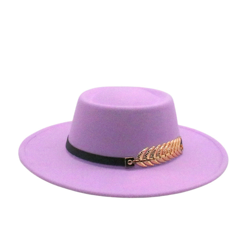 Autumn Winter Women Men Vintage Fedora Women's Foldable Short Brim Floppy Hat Gentleman Elegant Warm Hats Lady Party Luxury Caps Classic Summer Beach Sun Hat