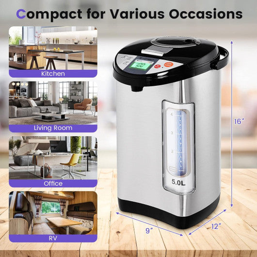 5-liter Electric LCD Water Boiler and Warmer