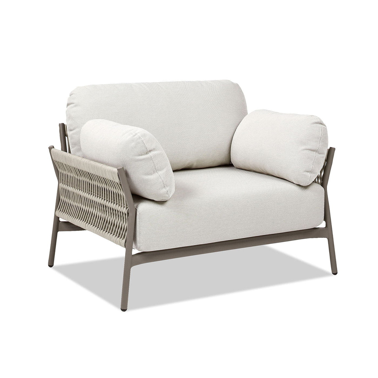 Jasper - Upholstered Patio Deep Seating Armchair - Wheat Beige by Couch.com