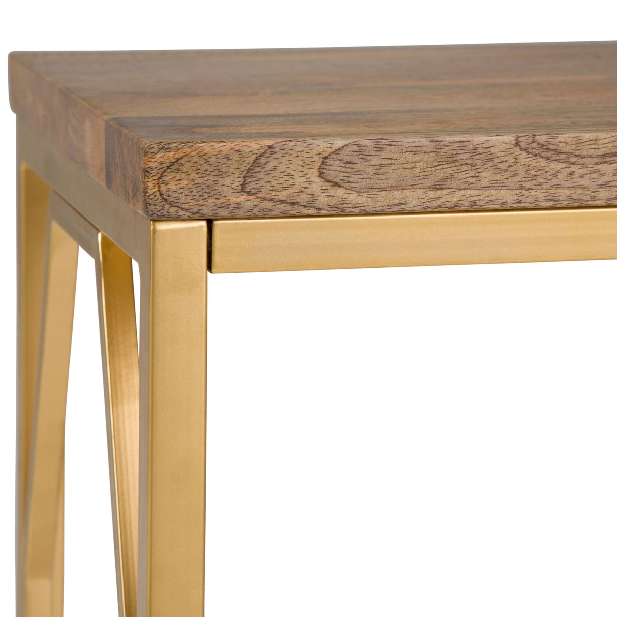 Selma - Handcrafted Metal And Wood Accent Table by Couch.com