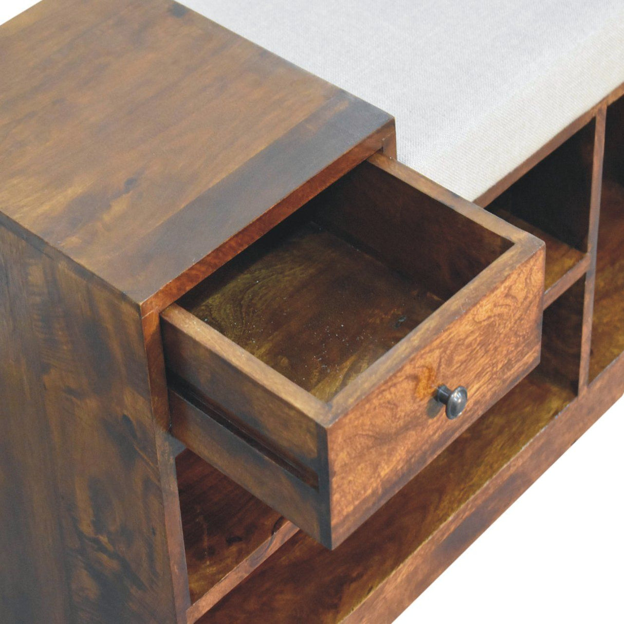 Retreat - Shoe Bench, 1 Drawer - Chestnut by Couch.com