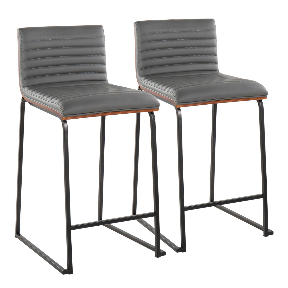 Mason Mara - Contemporary Fixed Height Quality Counter Stool (Set of 2) by Couch.com