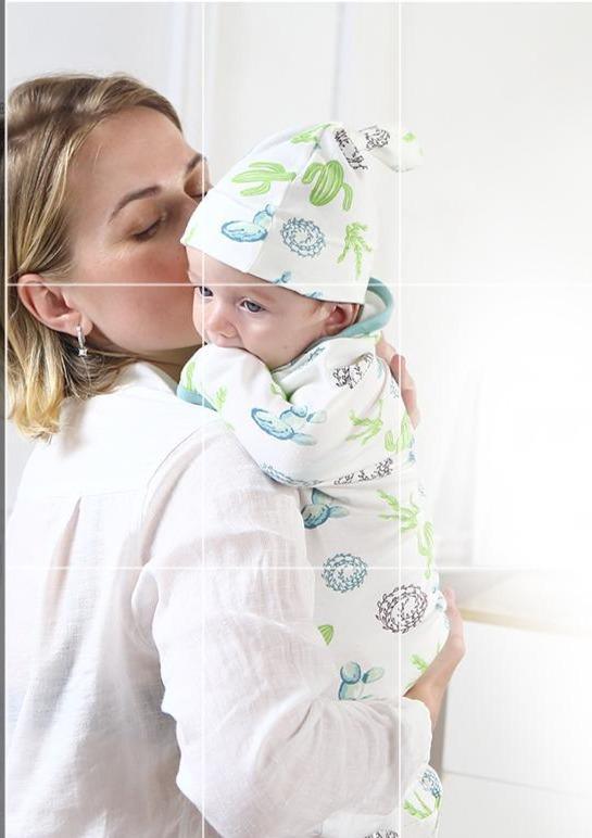 Baby Swaddle Blanket With Cap Swaddle Wrap Swaddling bag Baby Sleeping Bag