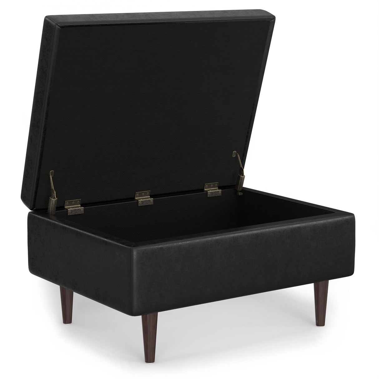 Shay - Large Square Coffee Table Storage Ottoman Mid-Century Style by Couch.com