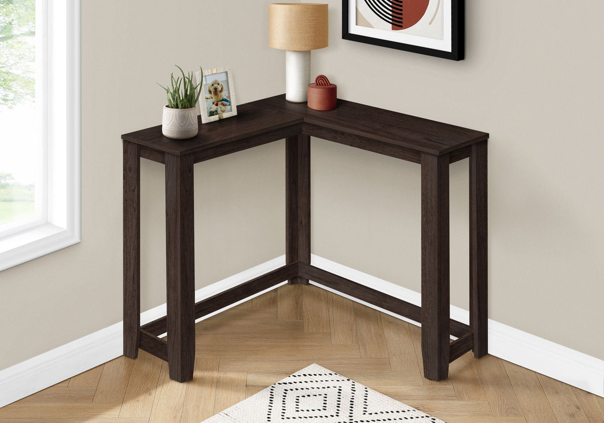 Corner Accent Console Table For Entryway, Unique Design Contemporary & Modern by Couch.com