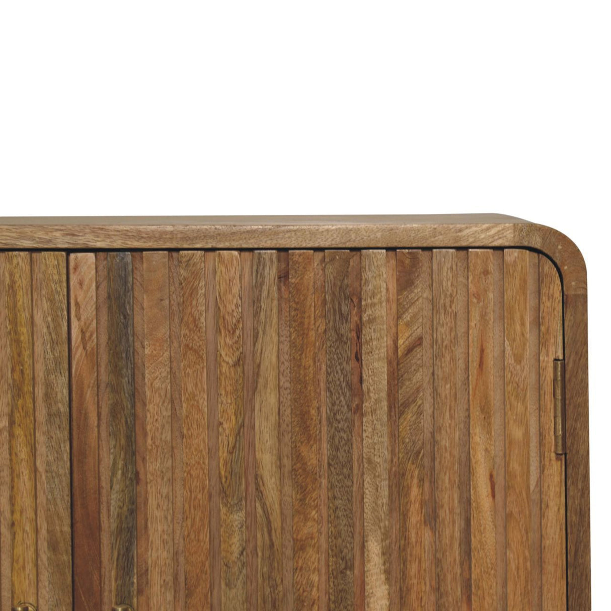 T Bar Ridged Cabinet - Brown by Couch.com