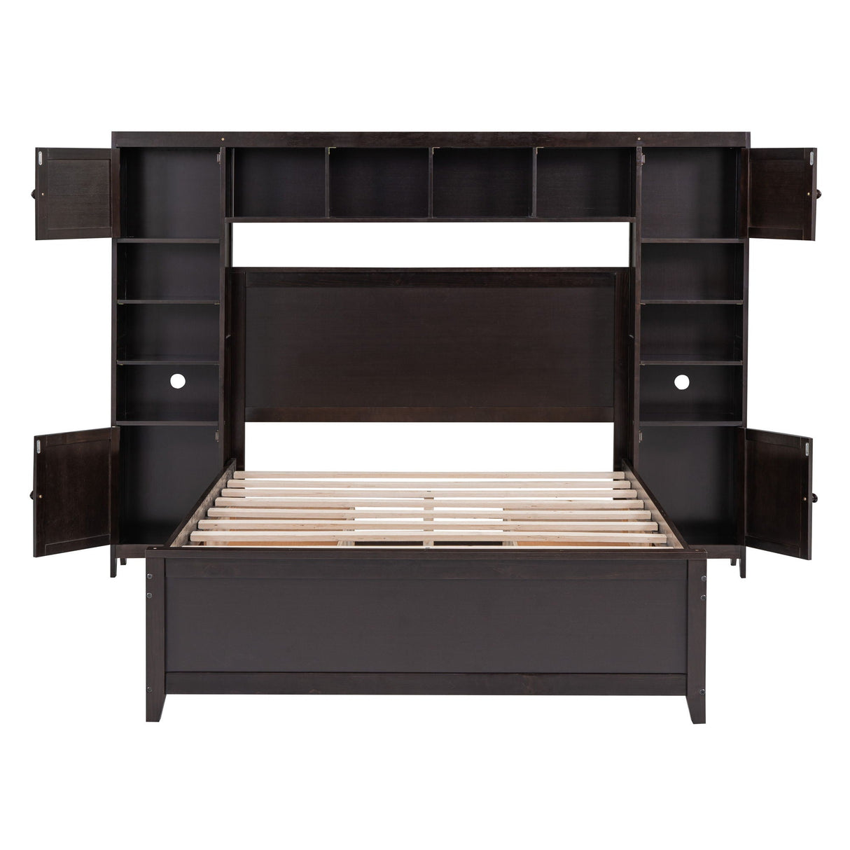 Bed With All In One Cabinet And Shelf by Couch.com