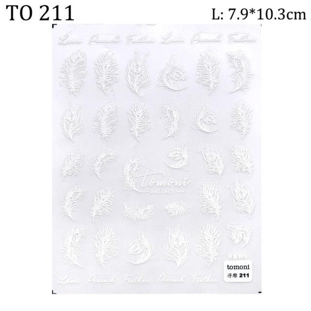 5D Sweater Nail Sticker Acrylic Engraved Winter Charm Designs Beauty Cloth Christmas Patterns Nails Art Decoration Tools Nail Art Stickers Decor Tip Transfer Nail Decals Sticker For Pretty Girl Self-Adhesive Nail Decals Designer Nail Stickers