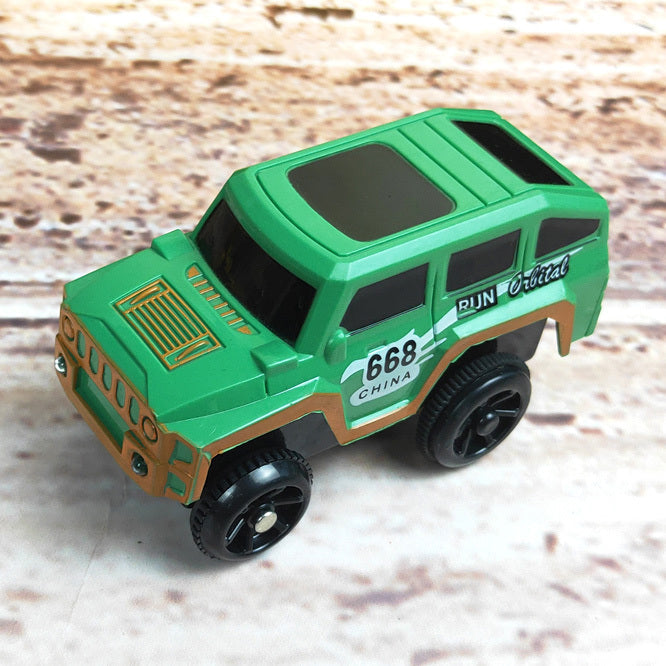 Children's Electric Assembled Track Racing Simulation Animal Tyrannosaurus Dinosaur Toy Puzzle Boy Gift