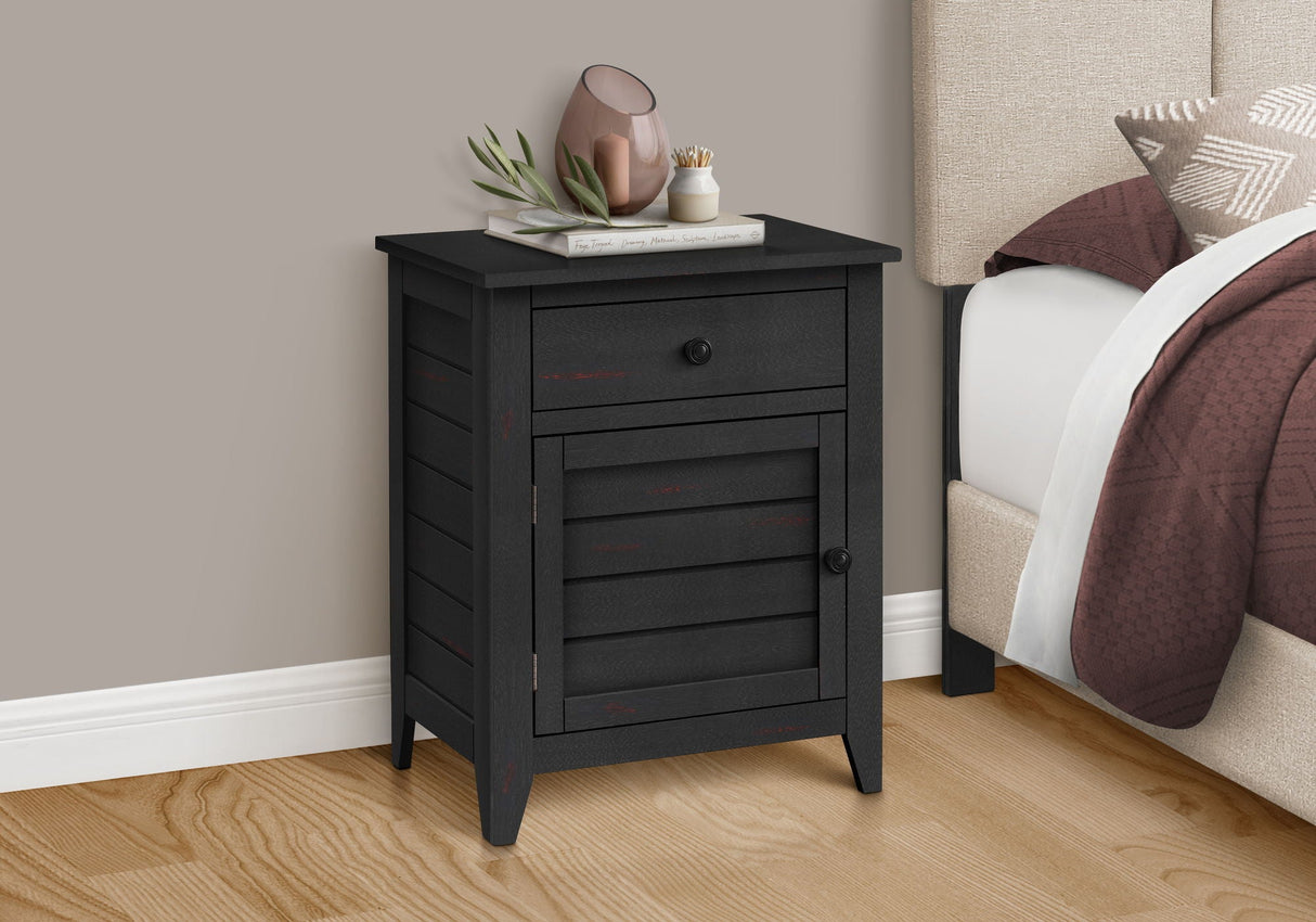 Accent Nightstand, Storage Drawer, Transitional by Couch.com