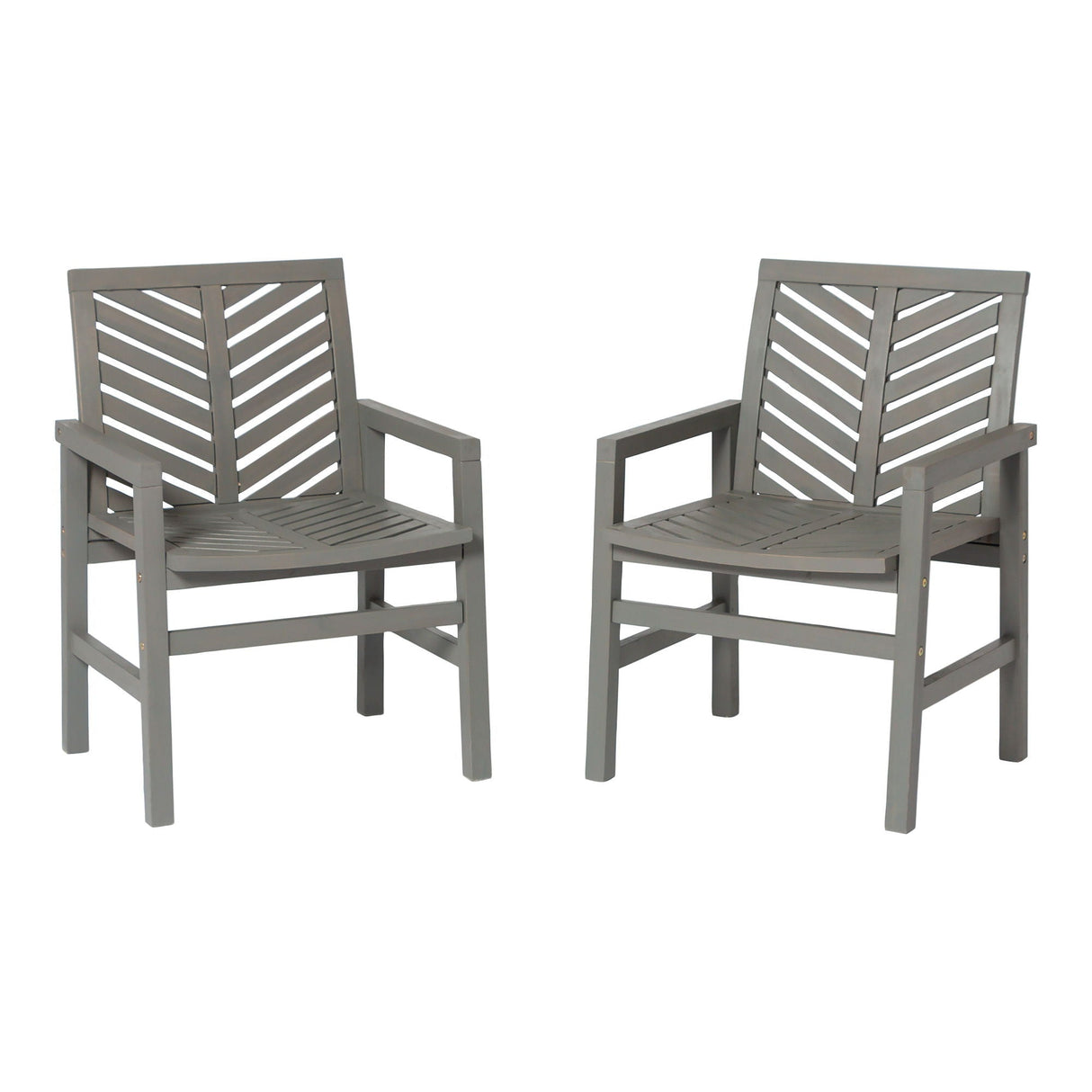 Modern 2 Piece Chevron Patio Chairs by Couch.com