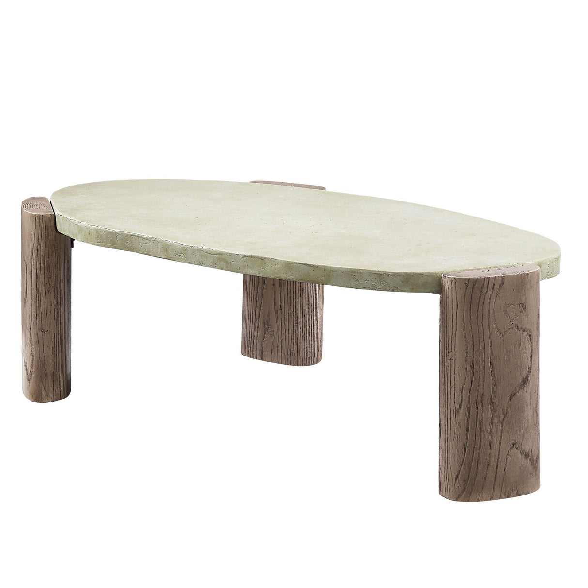 Dayana - Coffee Table - Oak / Off White by Couch.com