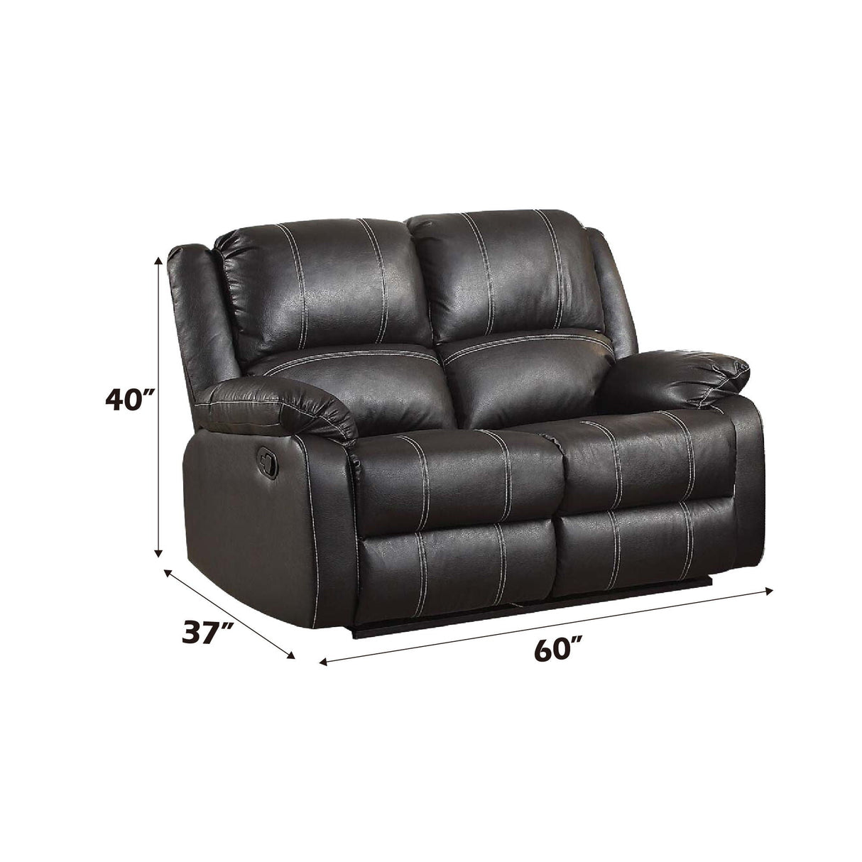 Zuriel Synthetic Recliner Loveseat