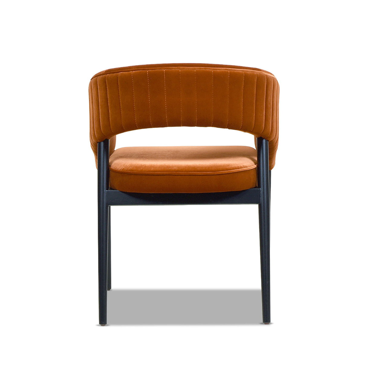 Mirah - Modern Open Barrel Dining Chair by Couch.com