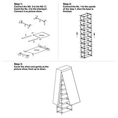 10 Tiers DIY Shoe Cabinet by DirectDeals