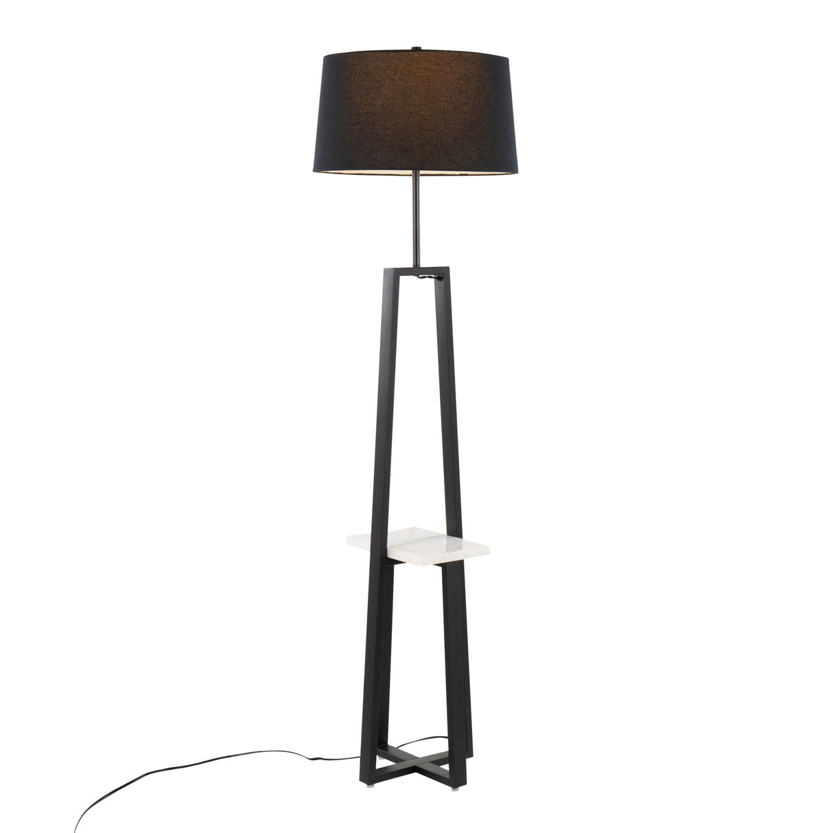 Cosmo - Shelf Contemporary / Glam Floor Lamp by Couch.com