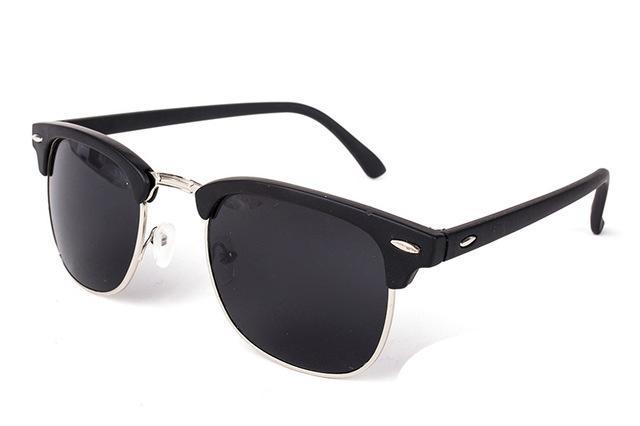 Luxury Popular Famous Retro Semi-Rimless Brand Designer Sunglasses For Women and Men Polarized Classic Oculos De Sol Gafas Retro EyeglassesWith UV400 Sunglasses