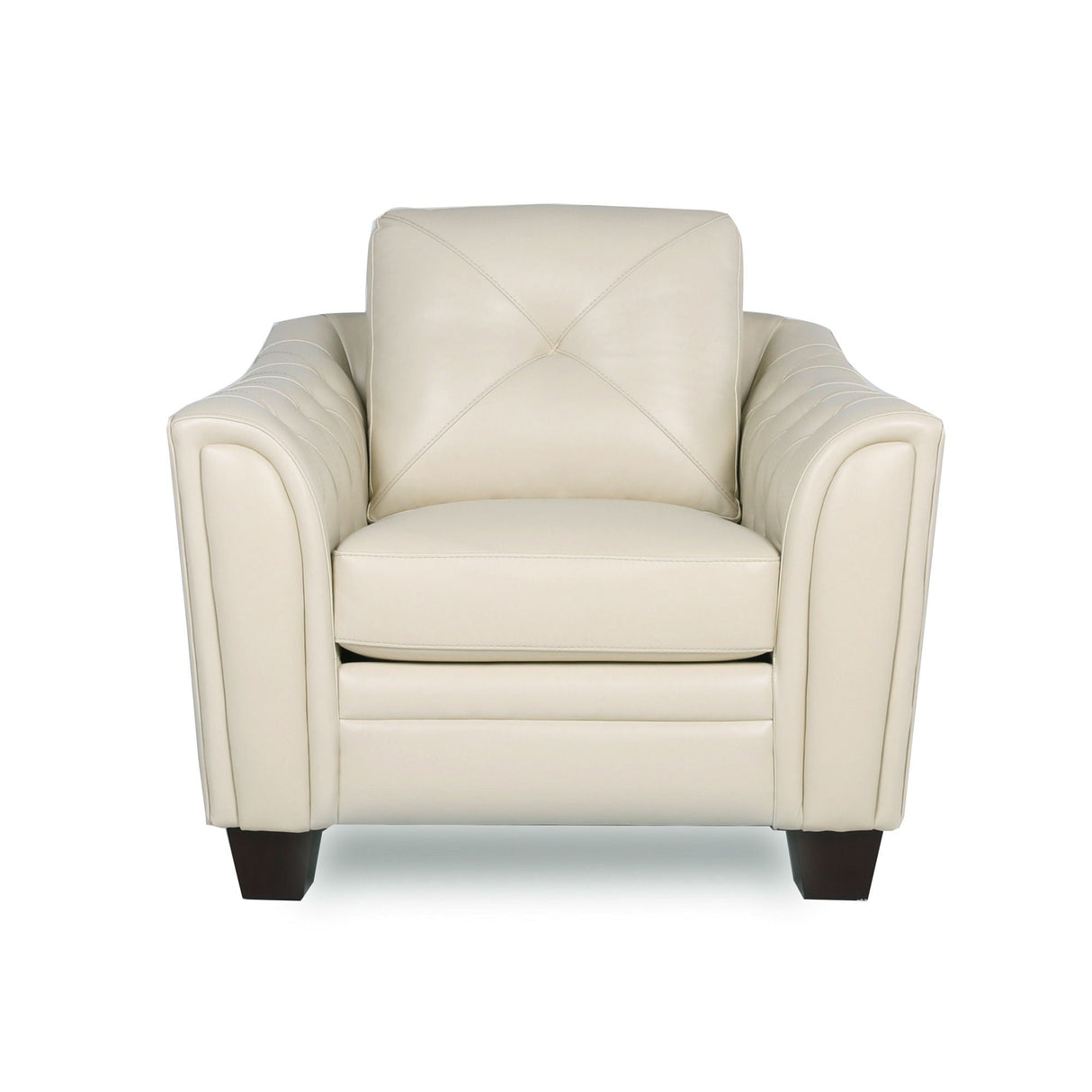 Modern Tufted Leather Chair by Couch.com