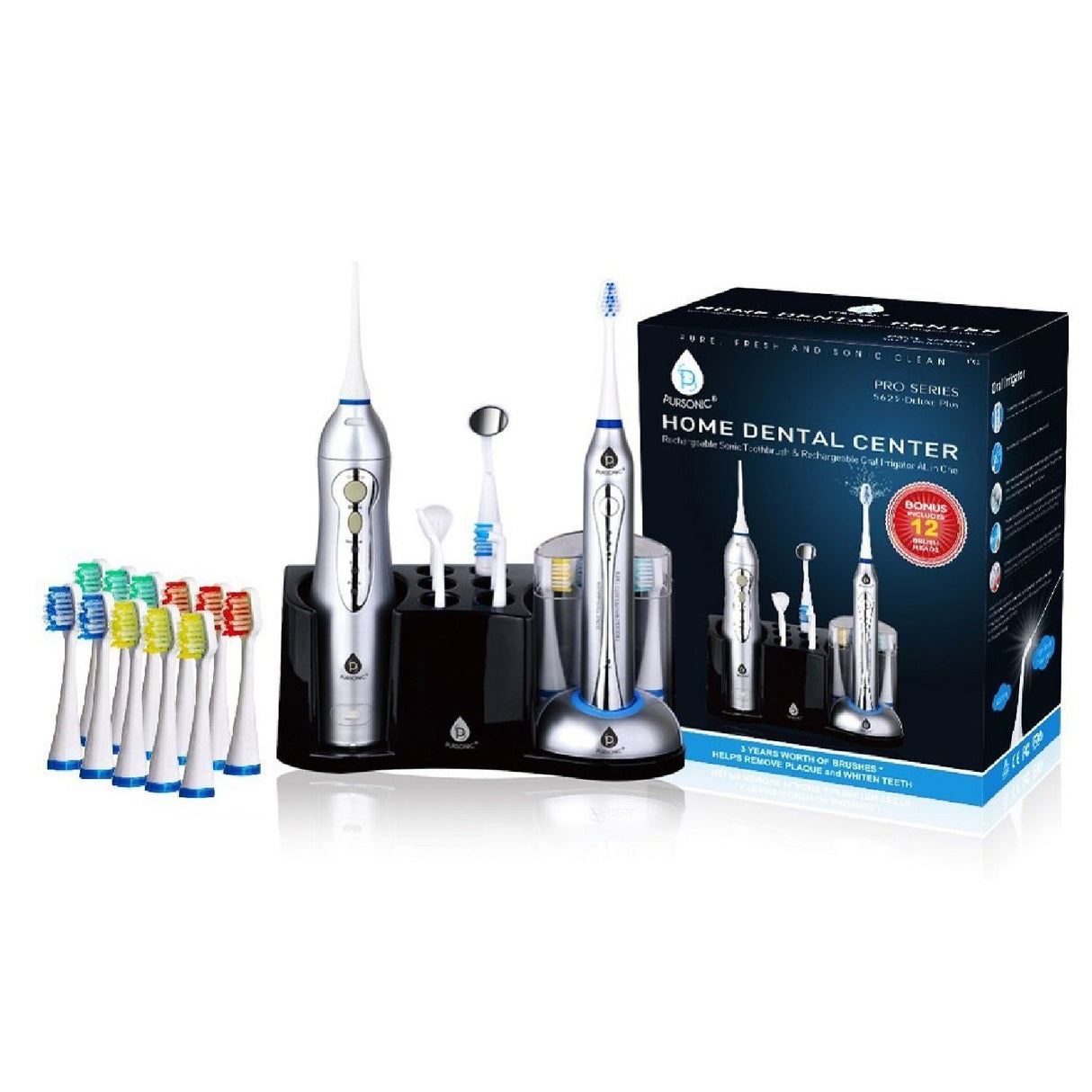Rechargeable Sonic Toothbrush and Rechargeable Water Flosser by Pursonic