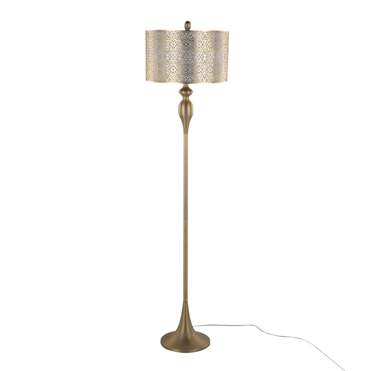 Ashland - Contemporary Floor Lamp Laser Cut by Couch.com