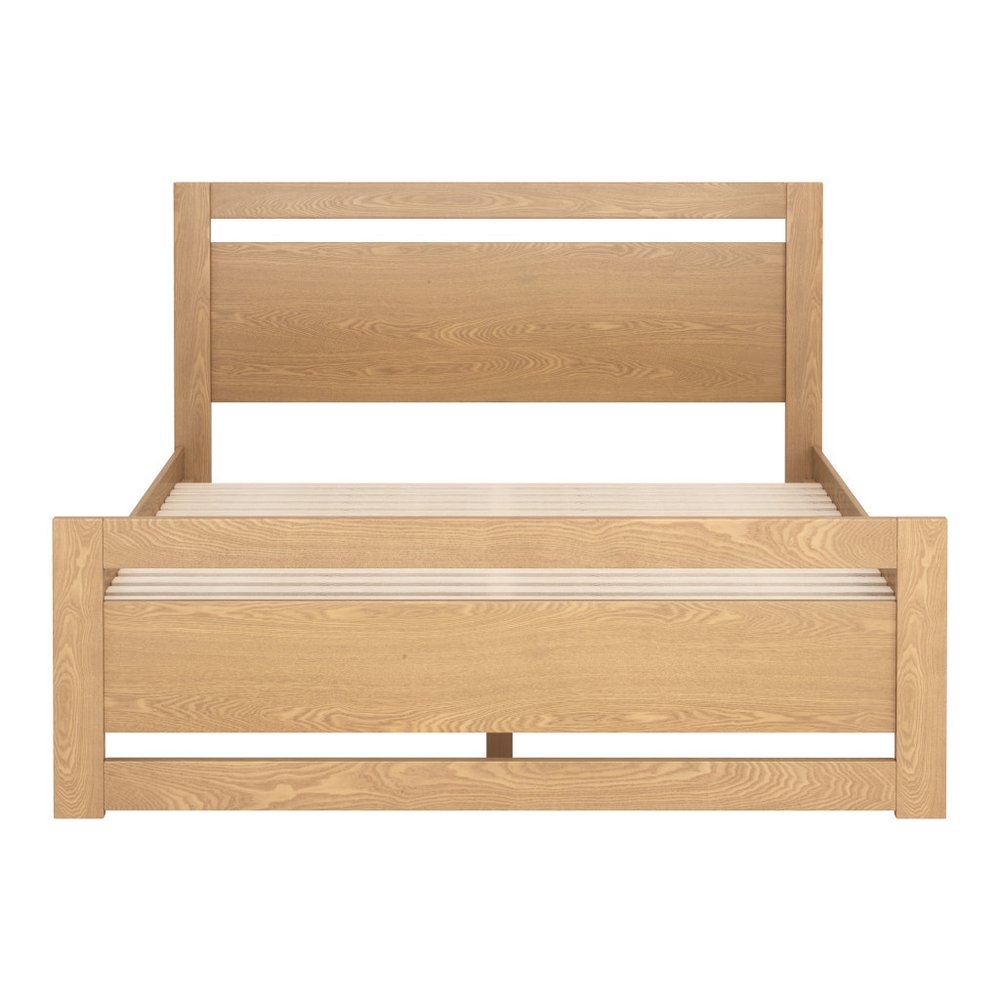 Brown Wood Queen Bed Frame