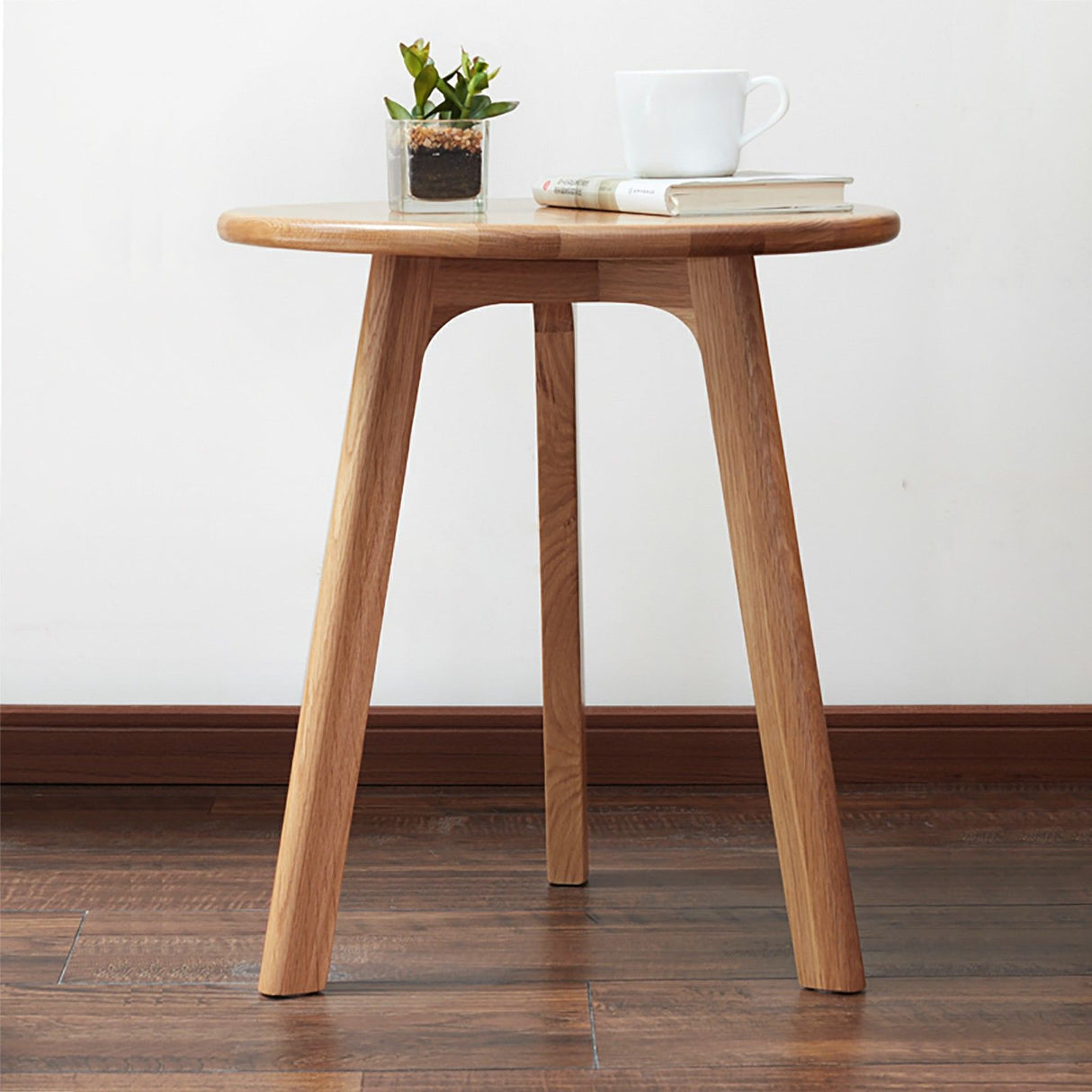 Round Small End Table, Side Table For Bedroom & Balcony by Couch.com