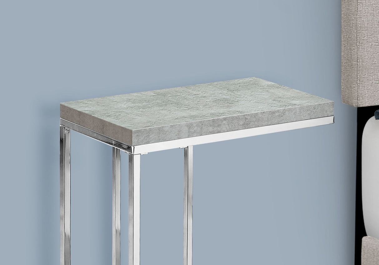 Accent Table, C - Shaped, Tempered Glass, Stylish Design Contemporary & Modern by Couch.com