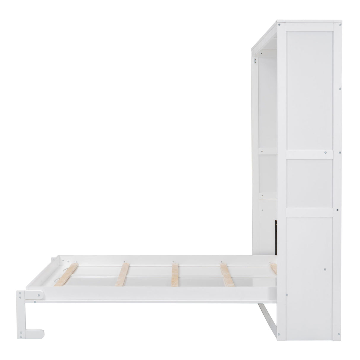 Murphy Wall Bed With Shelves, Space Saving by Couch.com