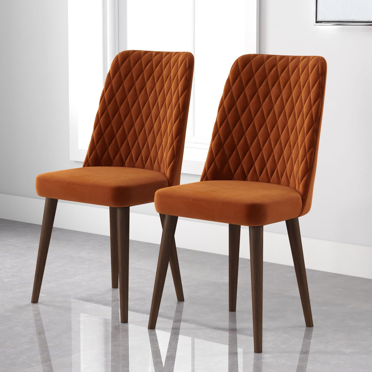 Katie - Mid-Century Modern Dining Chair (Set of 2) by Couch.com