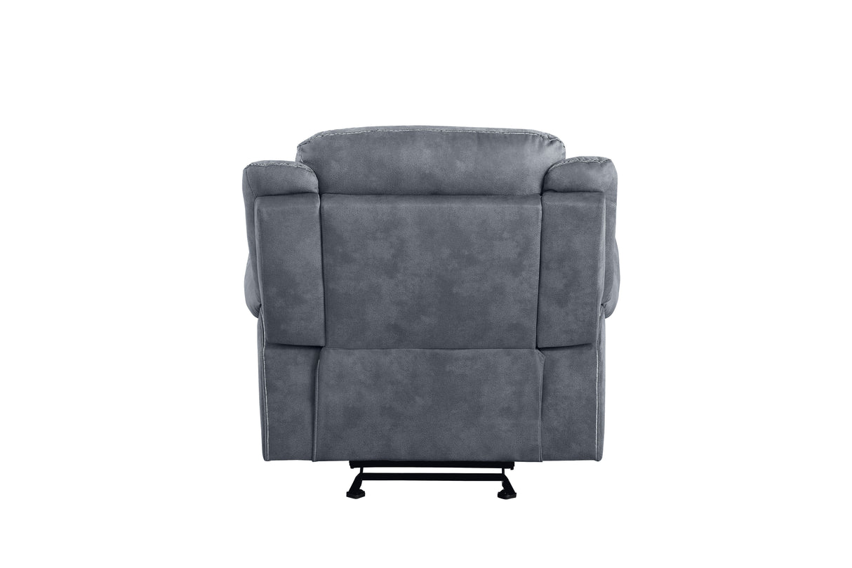 Zubaida - Two Tone Velvet Glider Recliner by Couch.com
