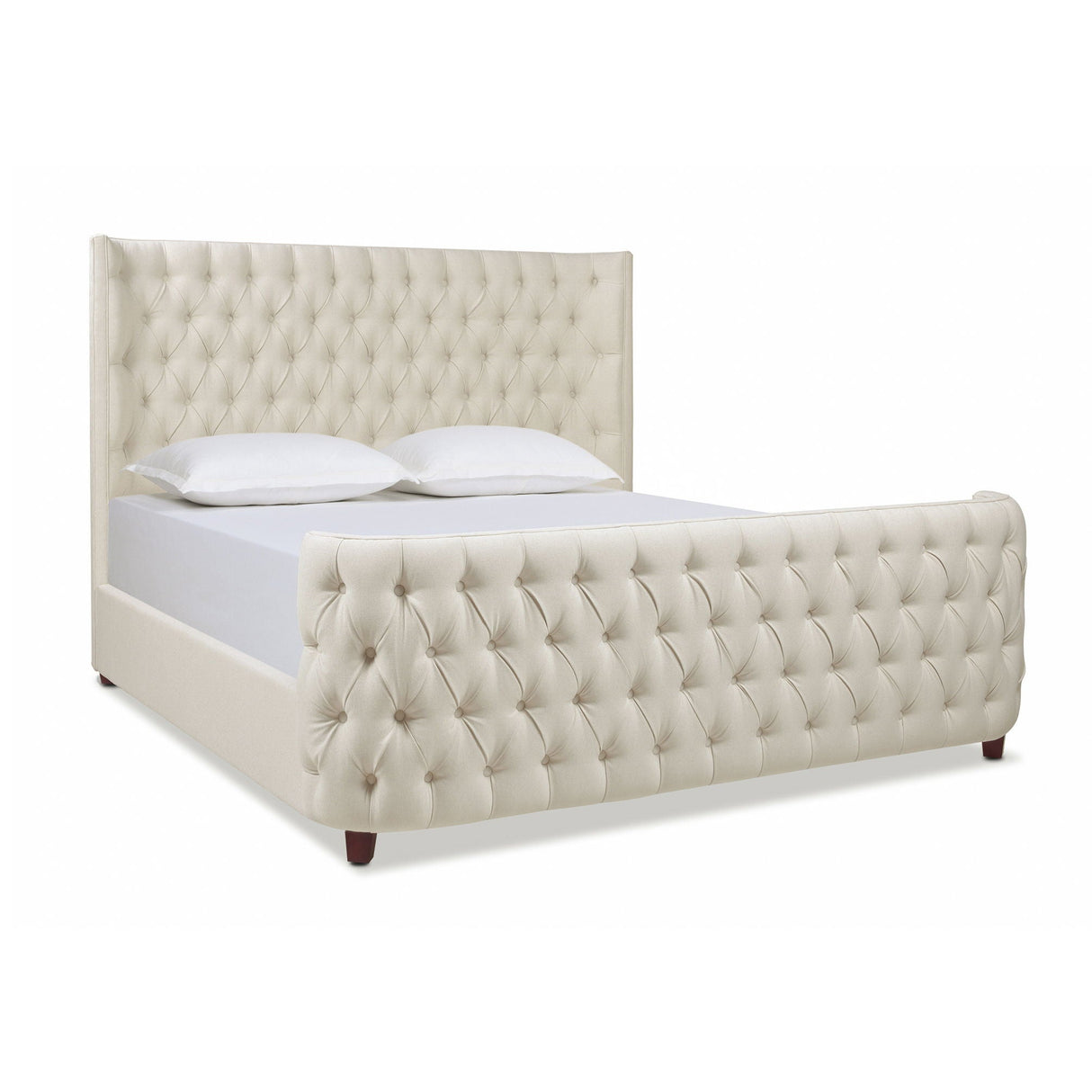 Brooklyn - Tufted Panel Bed Headboard And Footboard Set by Couch.com