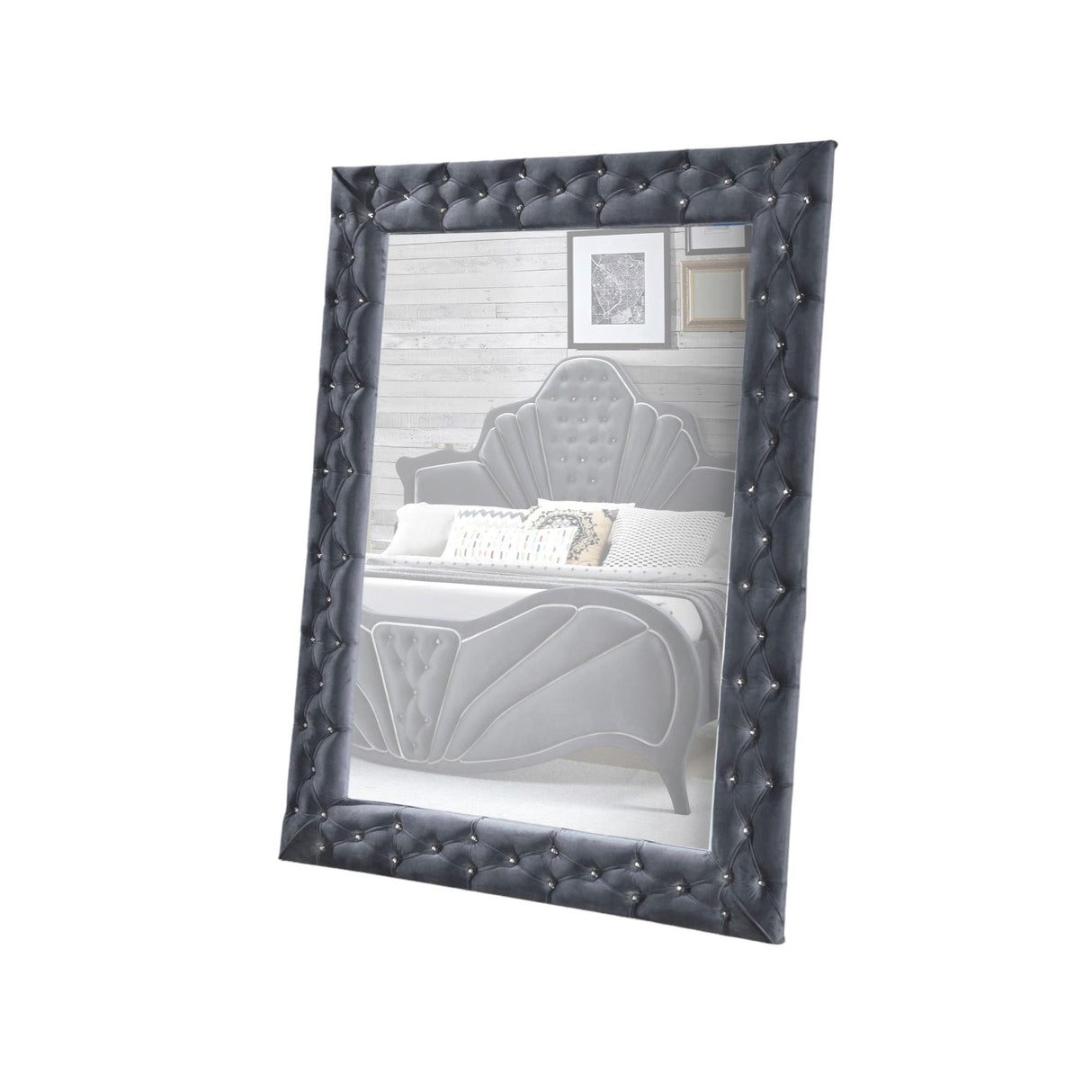 Dante - Velvet Floor Mirror by Couch.com