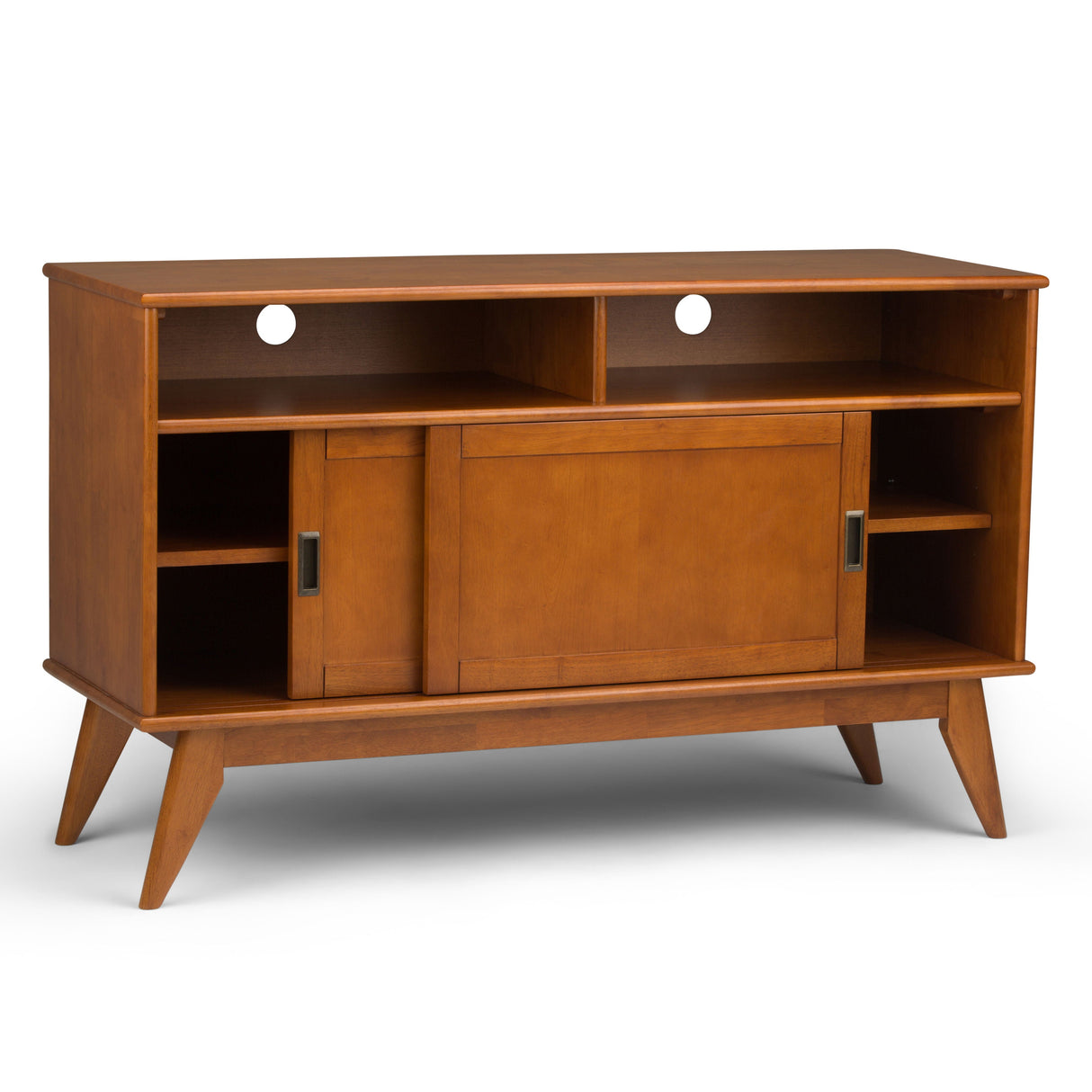Draper - Handcrafted Mid Century Low TV Media Stand by Couch.com
