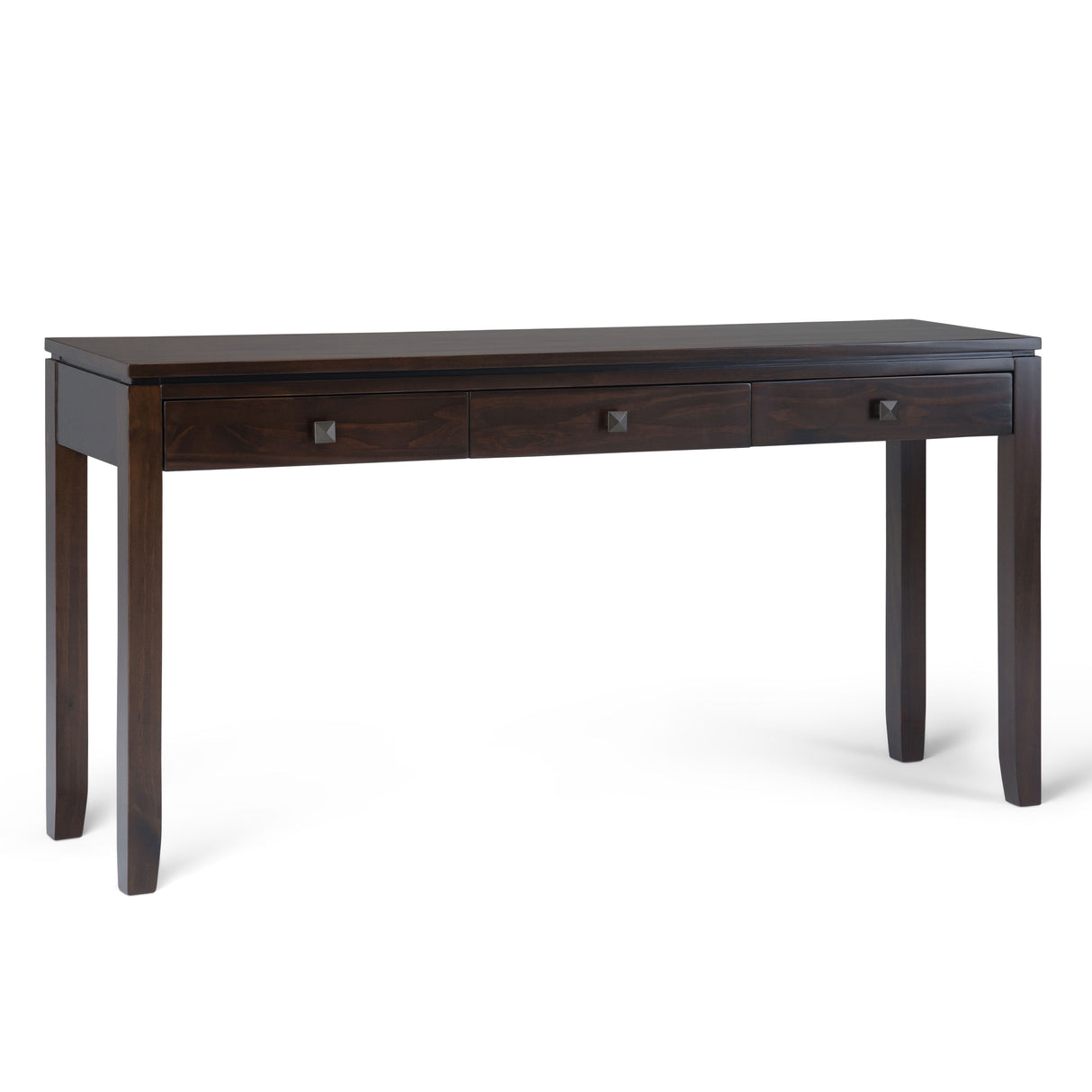 Cosmopolitan - Wide Console Sofa Table - Mahogany Brown by Couch.com