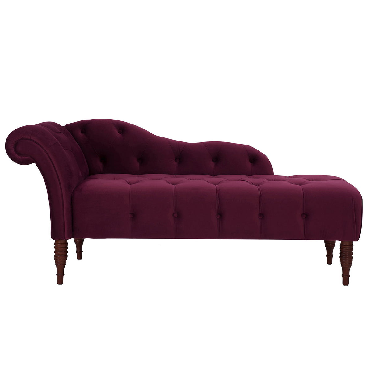 Samuel - Tufted Roll Arm Chaise Lounge by Couch.com