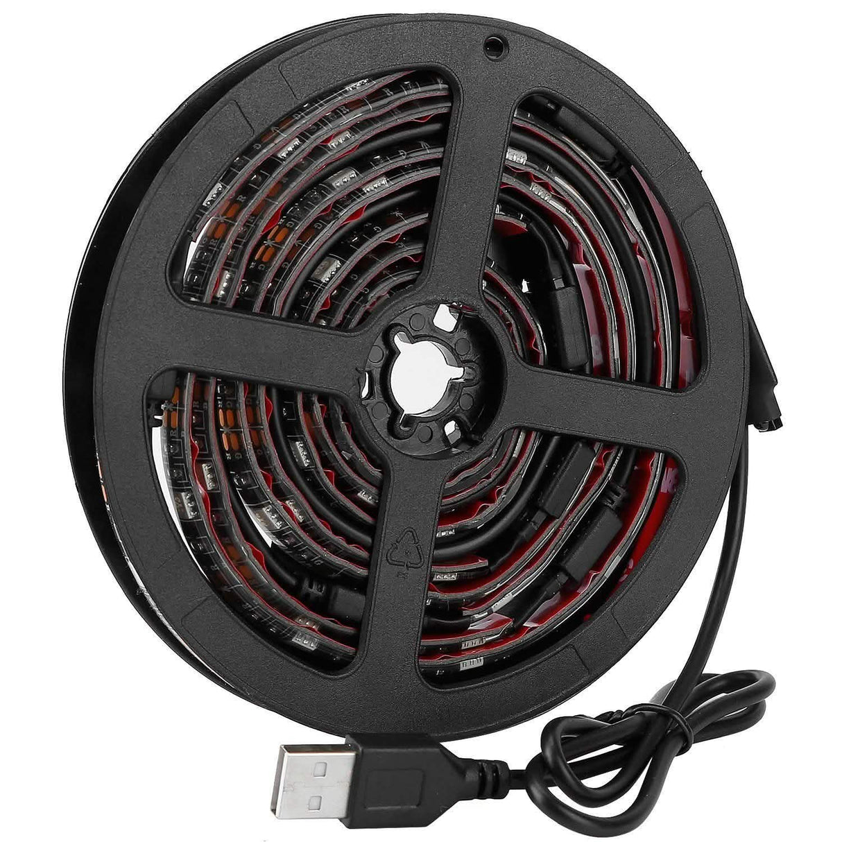 6.56ft TV LED Backlight RGB Strip Light USB Monitor Lighting