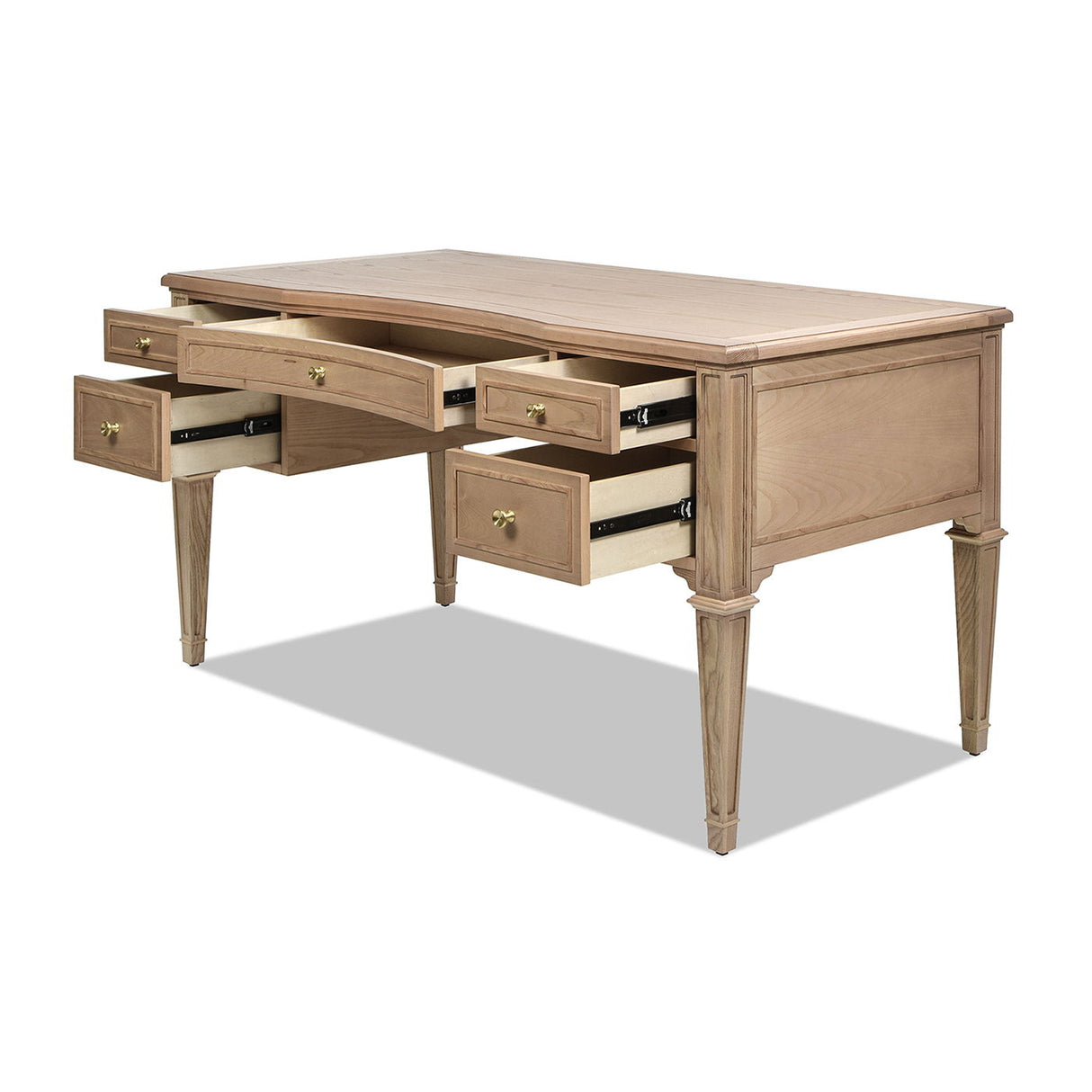 Dauphin - 5 Drawer Executive Desk by Couch.com